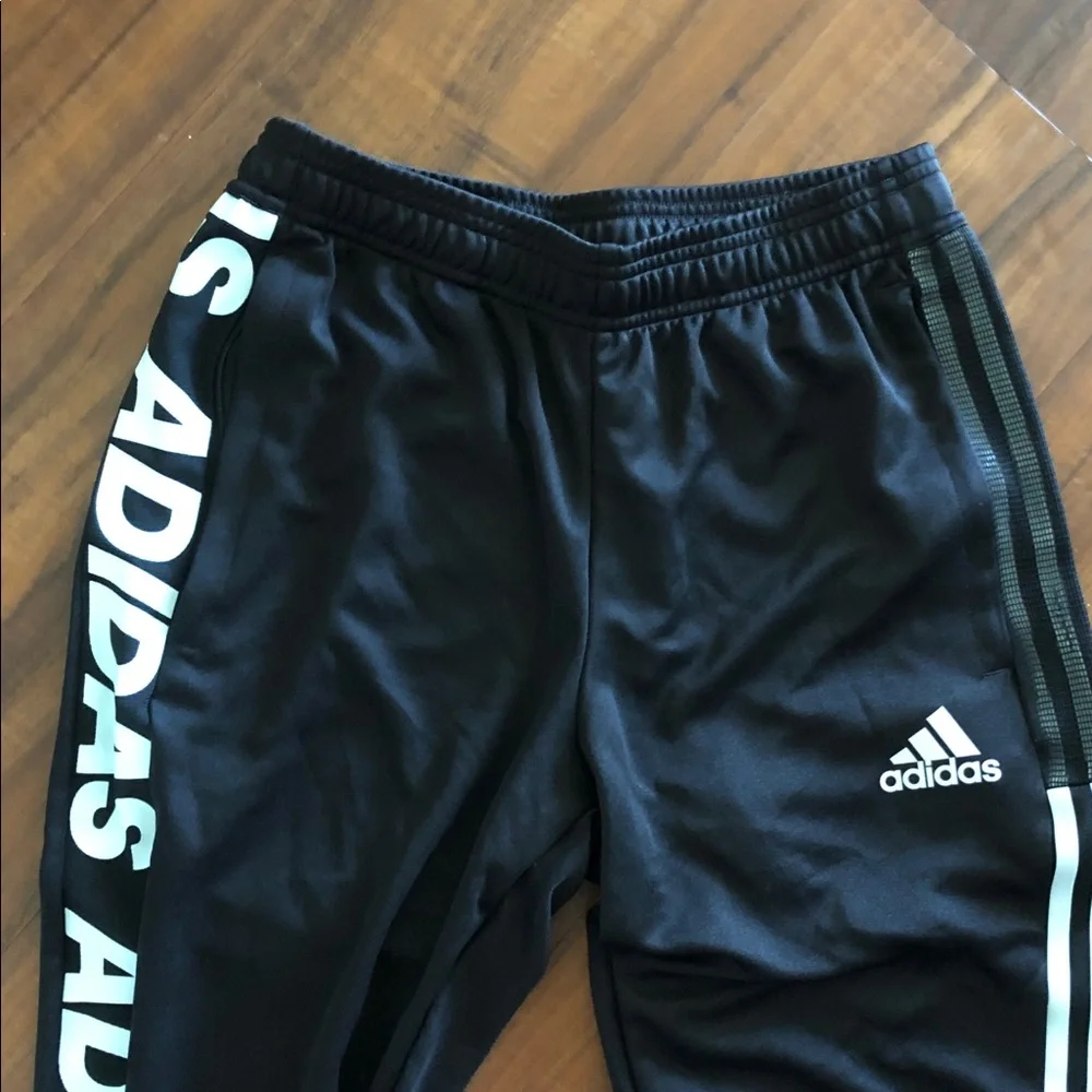 New adidas Tiro Asymmetrical Tape Pants Men's, Black